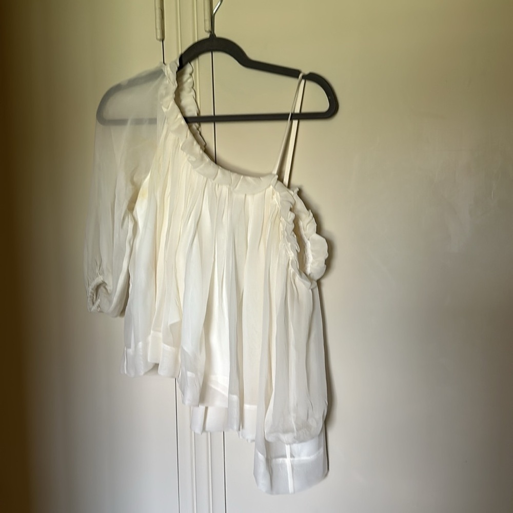 Cinq a Sept Ruffle Top - Picture 2 of 5